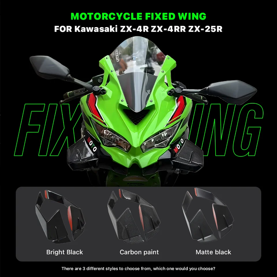 For KAWASAKI ZX4R ZX4RR ZX25R 2020-2025 Motorcycle front Fairing