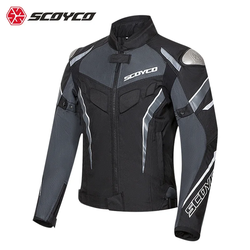 

SCOYCO Motorcycle Riding Suit Men's Spring Summer Mesh Breathable Knight Protective Gear Anti-fall Casual Motocross Racing Suit