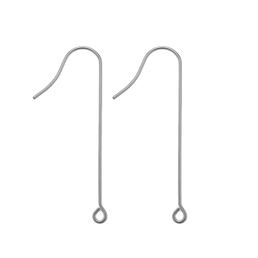 20Pcs Edelstahl Französisch Lange Einfache Earwire Ohrring Haken Für DIY Ohr Schmuck Machen Frauen Baumeln Materialien Zubehör – Detail 3