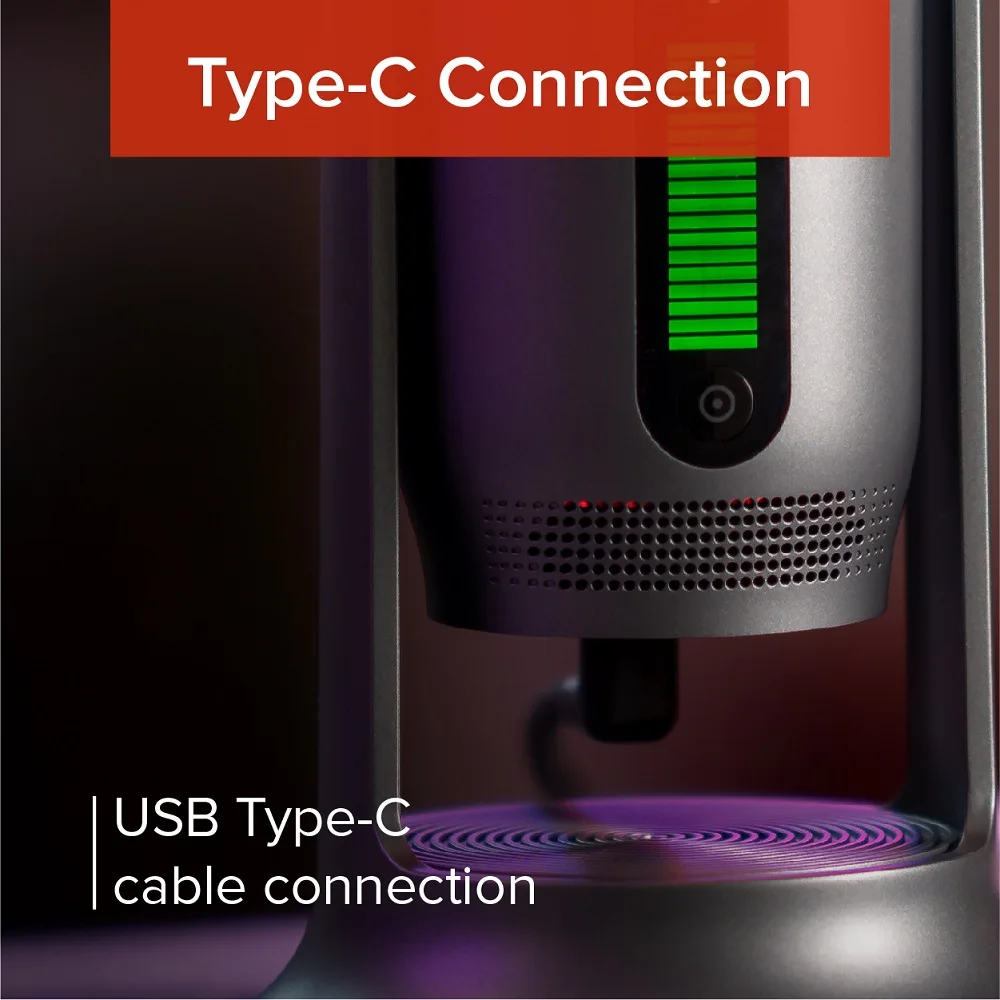 THRONMAX M2P MDRILL One Pro USB 콘덴서 마이크 (데스크 스탠드 포함) 24bit 96kHz-제트 블랙/슬레이트 그레이
