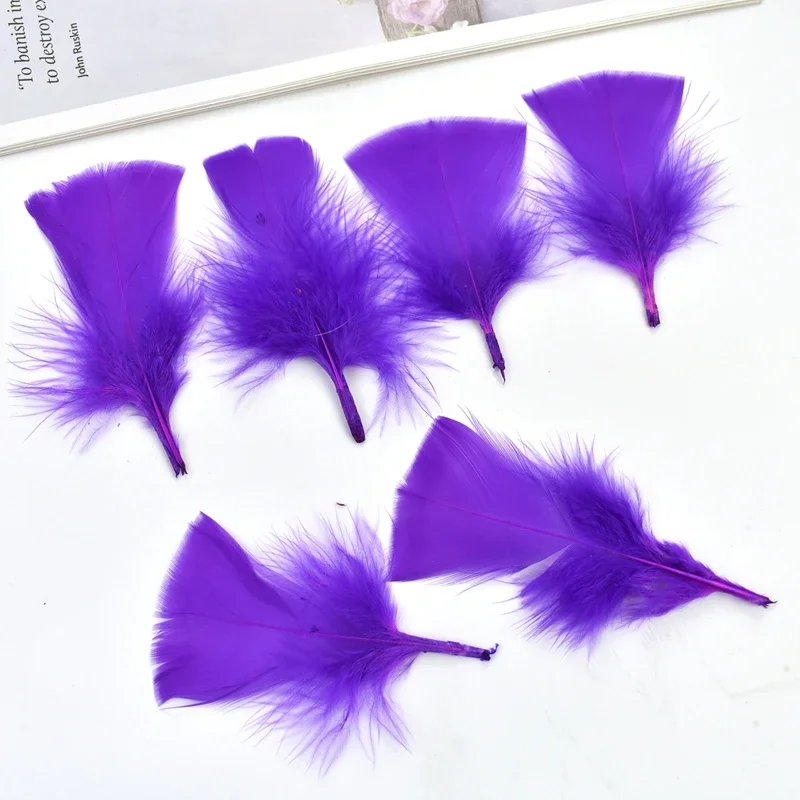 Großhandel Bunte Truthahnfedern für Bastelarbeiten, Hochzeiten, Kleine Schmuckherstellung, Traumfänger, Handwerkszubehör, Dekoration – Detail 6