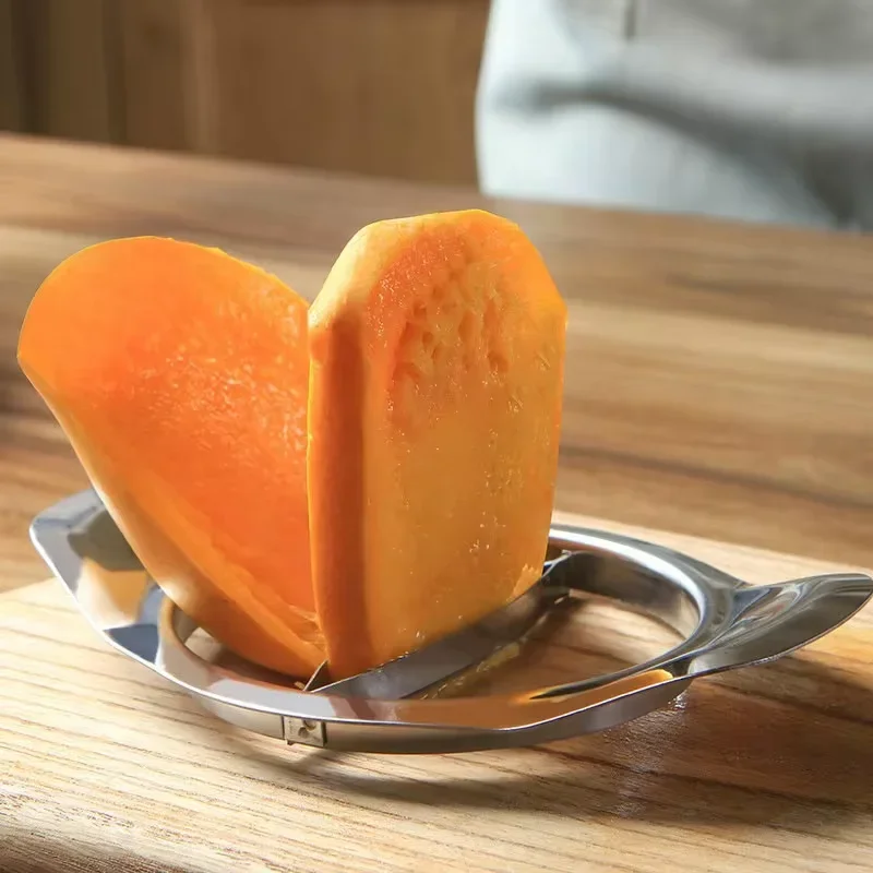 Fruit Corer Mango Slicer Mango Peeler Steel Knife Fruit Cutting Tool Cutter Corer Household Kitchen Tool fruit cutter