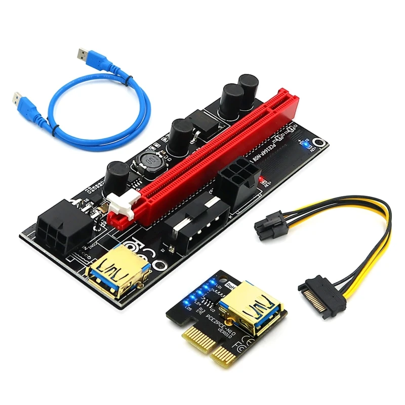 

PCI-E Riser Card VER009 для Miner Новейший USB Riser Card PCI-E Riser Card