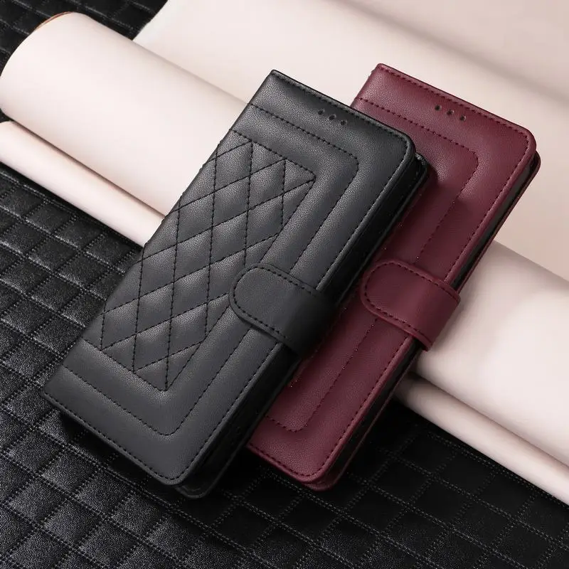 Coque de téléphone pour iPhone 16 15 14 13 12 11 Pro Max XR X XS Max 7 8 6 6S Plus Coque en cuir à rabat Portefeuille de luxe_voghion.com
