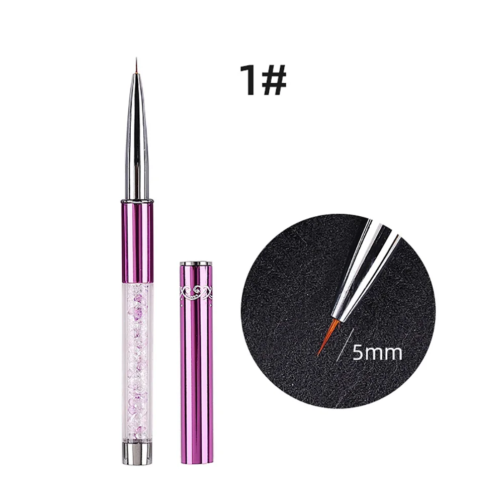 Strumenti per manicure UV in gel con penna per pittura a pennello per nail art 1 pz - immagine 2