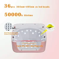 UV LED Nail Lamp, 15600mAh Nail Dryer for Gel Polish, Auto Sensor, Professional Gel Curing Lamp Gel Polish Light 2