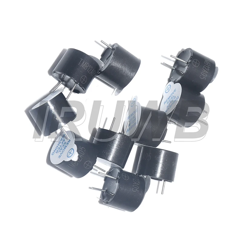 12*9.5mm 미니 액티브 피에조 버저 액티브 버저 5V 마그네틱 롱 연속 비프 톤..
