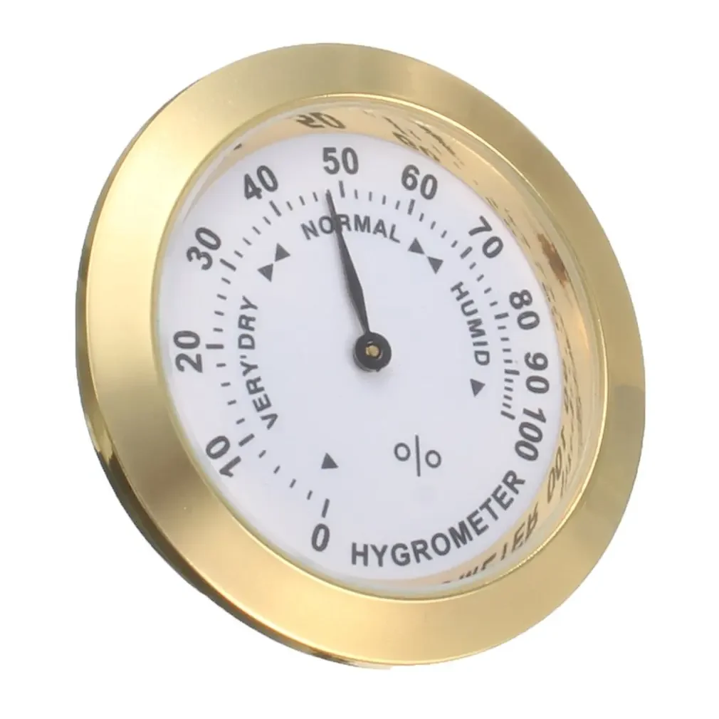 Description Picture 5 of itemMini Cigar Hygrometer Moisture Meters Cigar Accessories Tobacco Pointer Hygrometer For Humidor Smoking Humidity Sensitive Gaug
