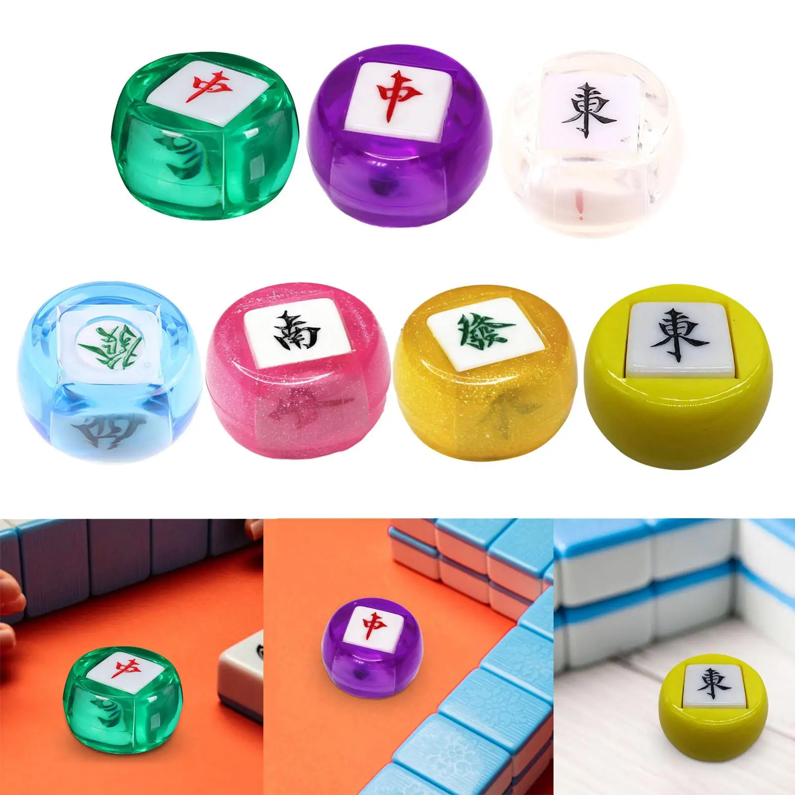 Mahjong Dice South North East West Wind Direction Dices Mahjong Game