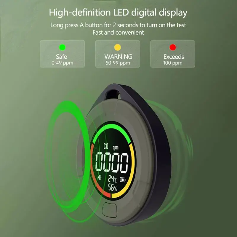 PTH-10D ̴ ϻȭź  CO  ޴ , HD LED ũ, ǳ   USB 