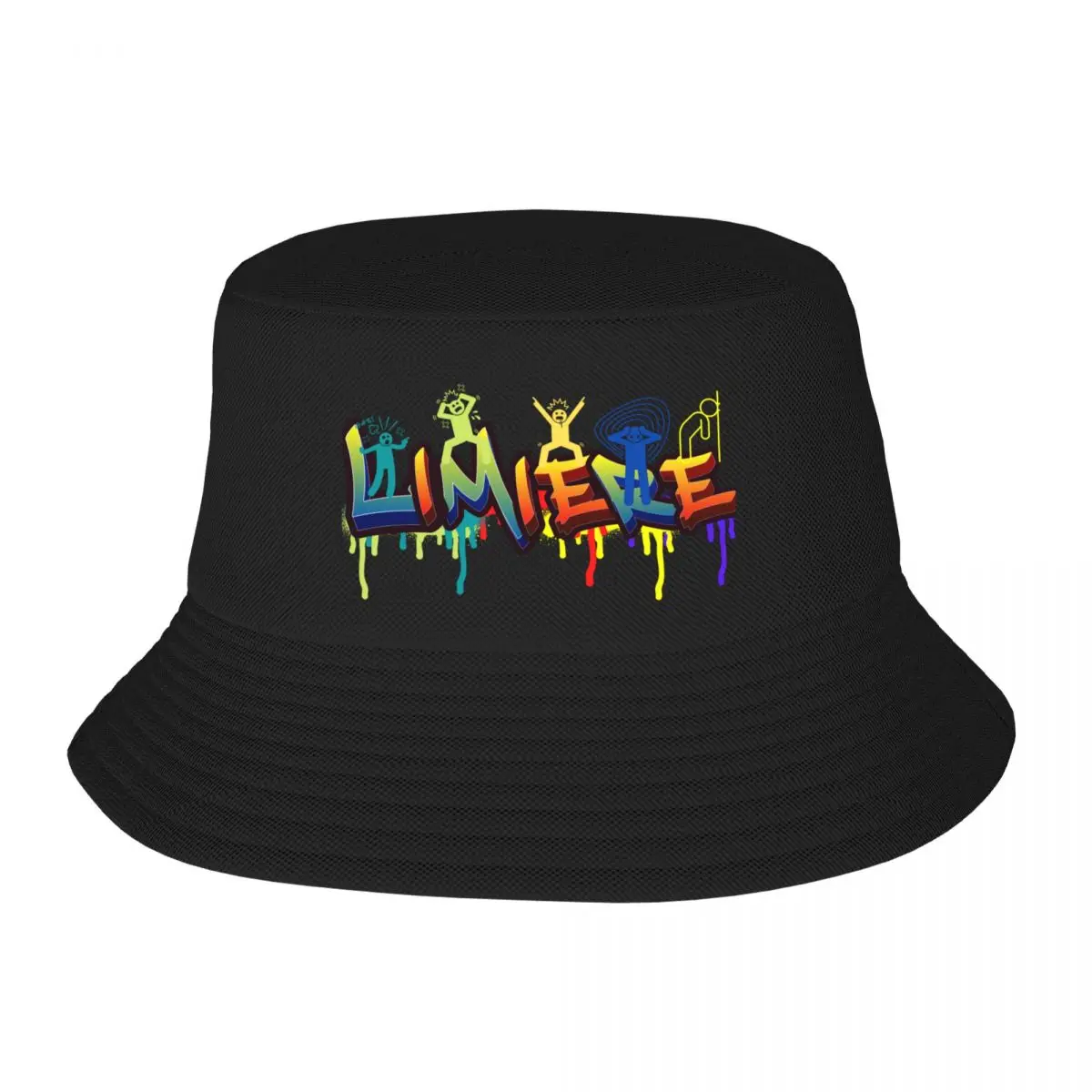

New Limiere graffiti Bucket Hat Mountaineering Golf Wear Caps For Men Women's