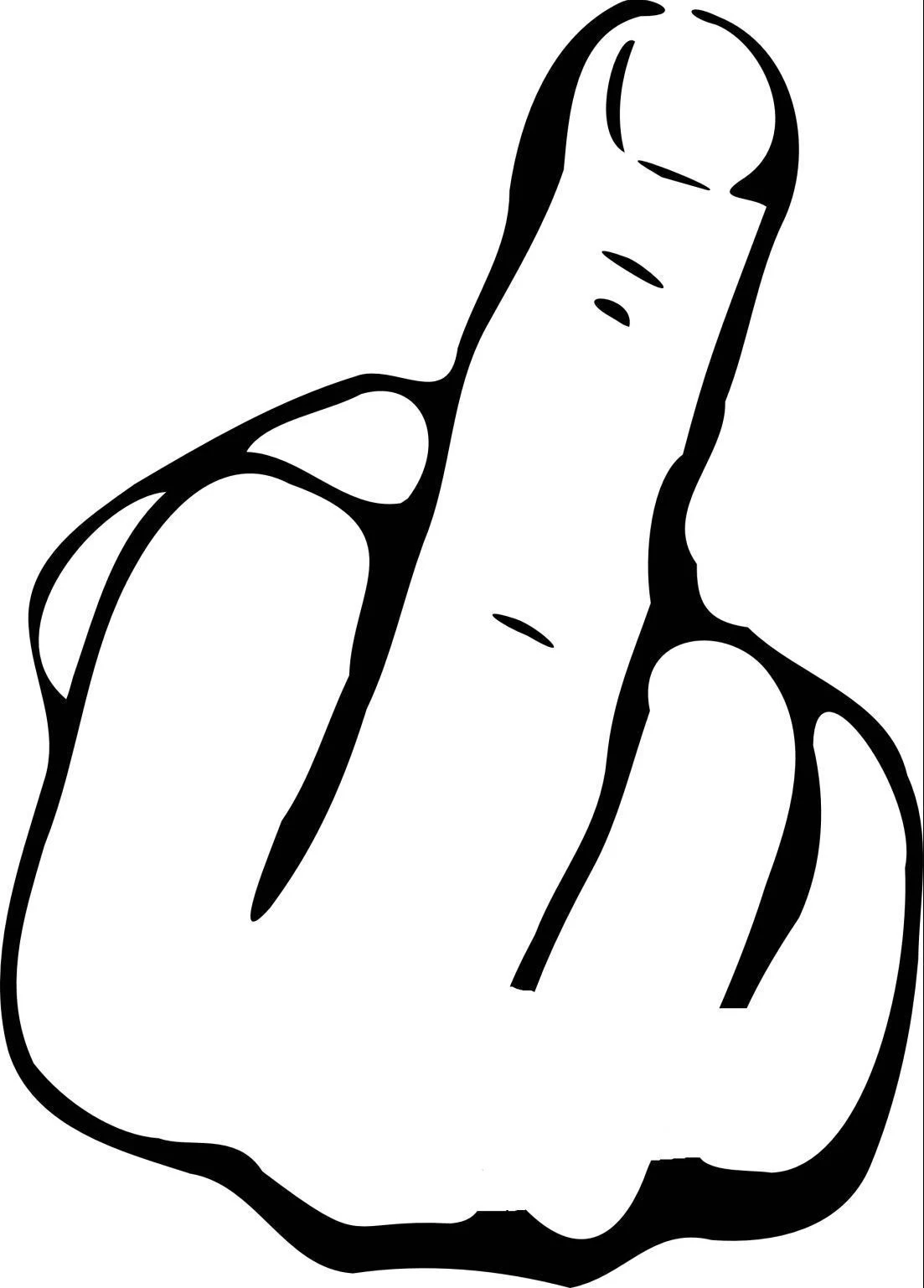 

Middle Finger Vinyl Decal Sticker Car Truck Window Tuning Laptop Trunk KK Cover Scratches Waterproof PVC