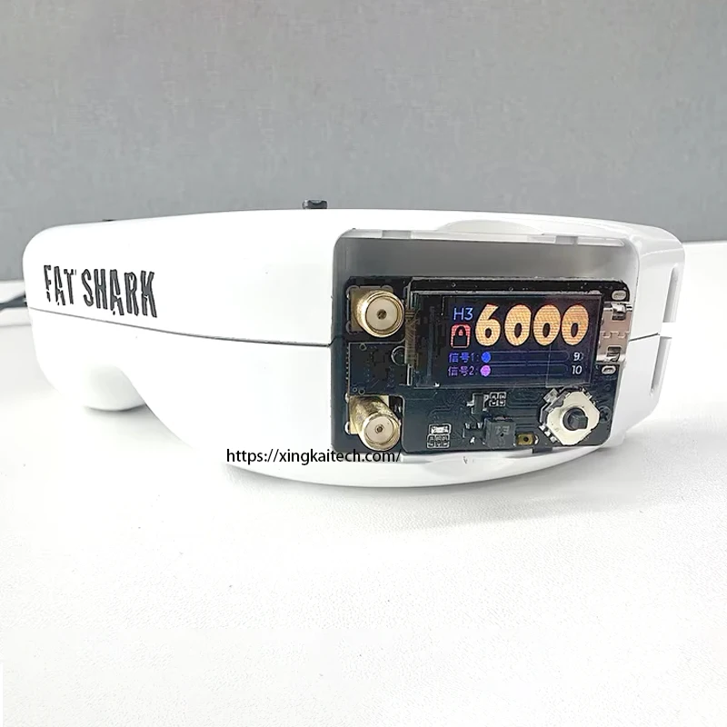 Dual Receiver FPV Module 4.9/5.8/6.0G for DJI Skyzone Fatshark Goggles