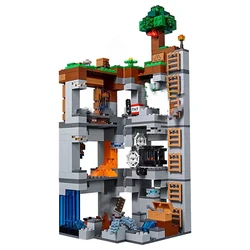 Kits de blocs de construction les aventures des rochers de myworld, 666 pièces, jouet Compatible 21147 