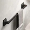 Wall Mounted Towel Rack Bathroom Storage Rack No Drilling Bathroom Horizontal Bar Towel Rack Kitchen Bathroom Accessories 2