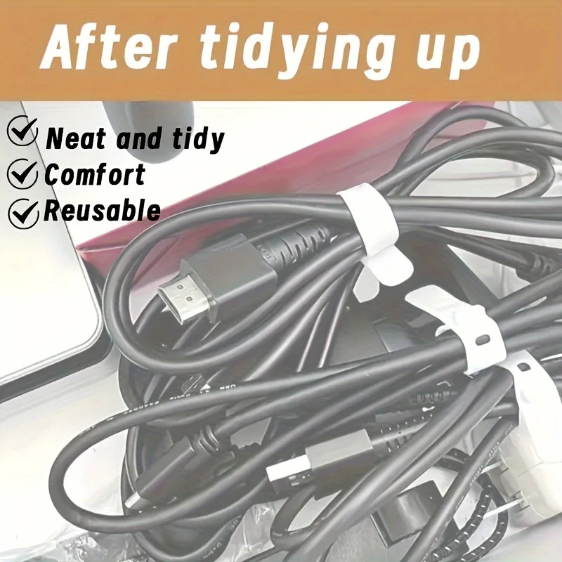 5pcs Organize Your Cables & Keep Them Dust-Free With This Desktop Storage Box 4