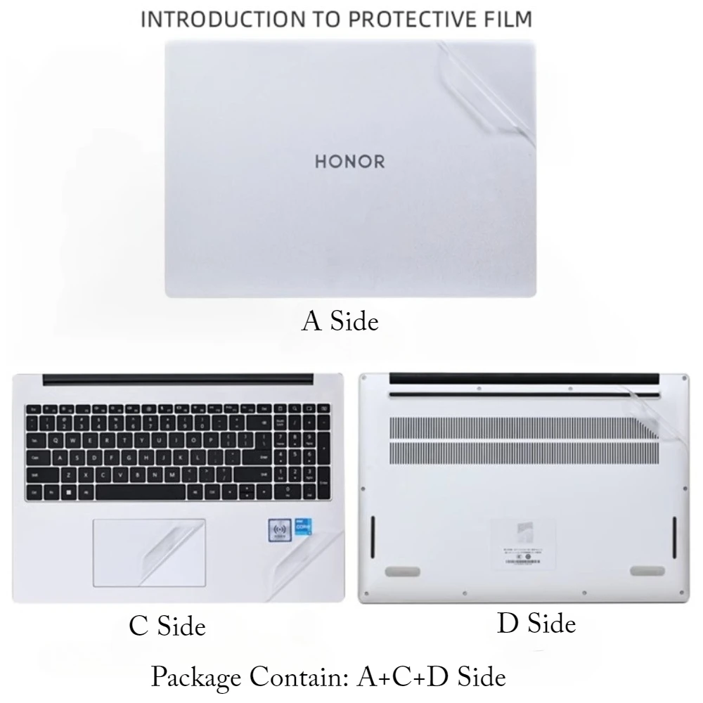 Honor MagicBook X16 X16Plus X14 X14Plus 2026 2025 노트북 스킨, 간편 설치, 부드러운 PVC, 깨짐 방지 보호 필름