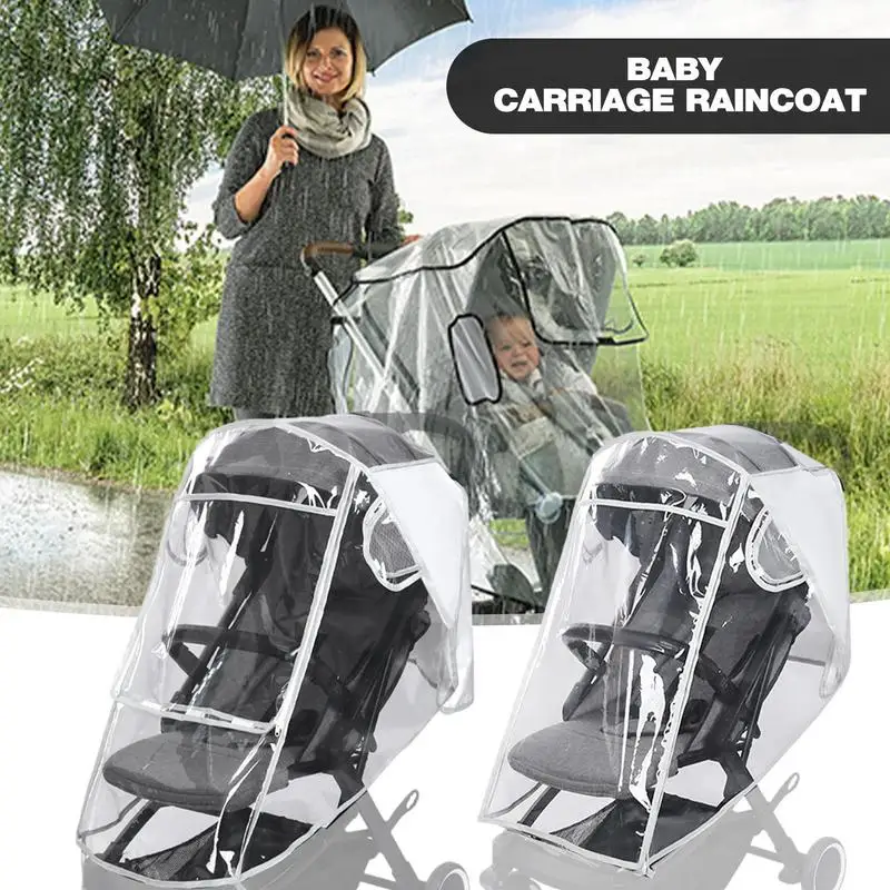 

Stroller Rain Poncho Universal Stroller Rain Cover Dustproof Baby Car Seat Protective Cover Breathable Trolley Umbrella Raincoat
