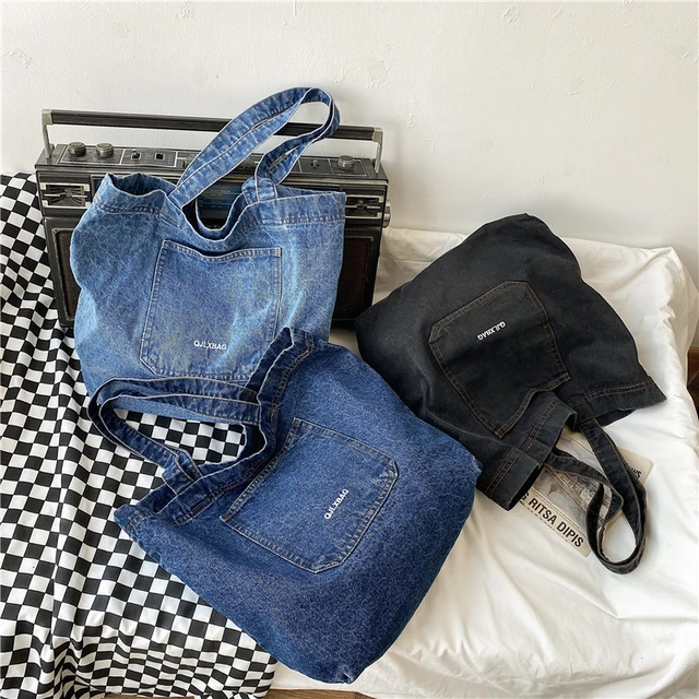 Fashion Denim Women Shoulder Bags small 2023 new Lady Axillary bags ladies  Handbags blue Cowboy Female totes wallet bolsas - AliExpress