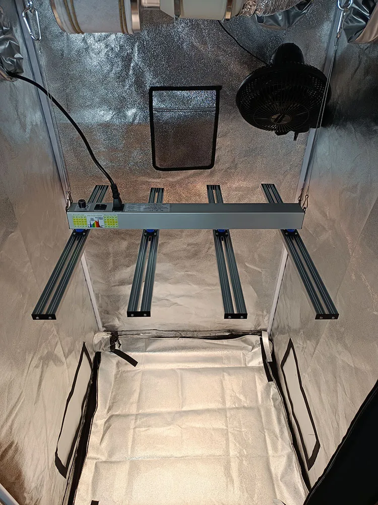 SOLIDEE 2026 600D Growzelt Kompakte Struktur mit Vollmetallrahmen 95% Reflektierende Aluminiumbeschichtung 160x80x80cm für Pflanzenwachstum – Detail 1