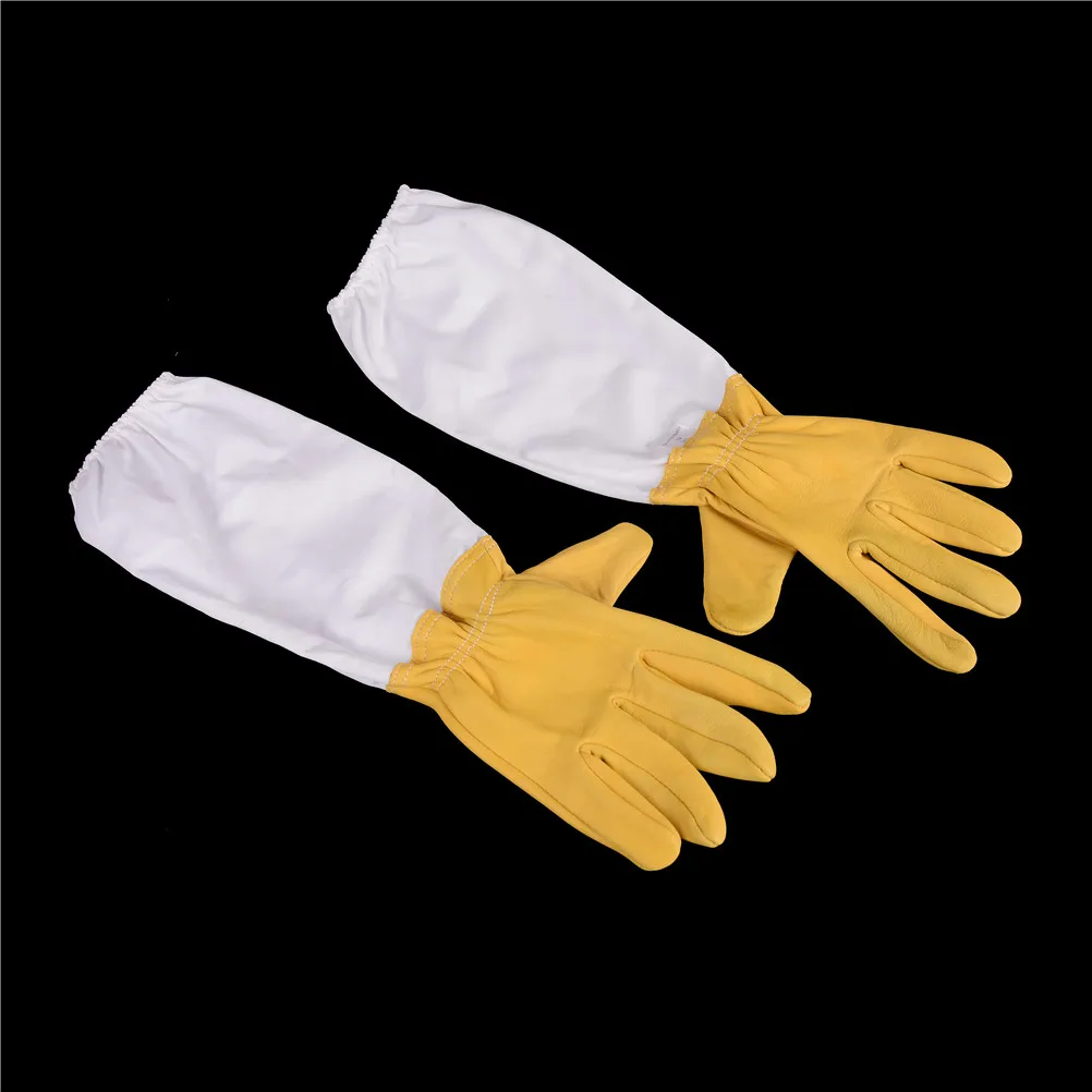 Professional Anti Bee Protective Sleeves Ventilated Beekeeper Prevent Gloves For Apiculture Beekeeper Beehive