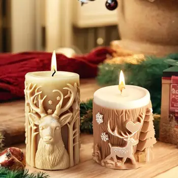 Christmas Candle Mold 1