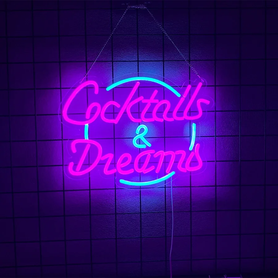Neon Cowboy Hat Bar Sign – Vibrant Wall Decor
