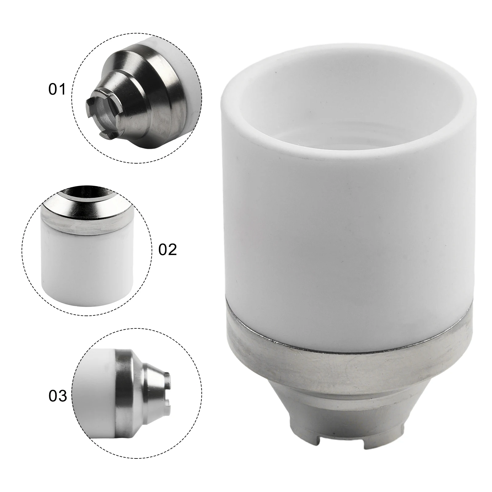 

Nozzle Copper Cover Plasma Cutting Torch 1PC Cutting Torch Accessories Full Cap P80 Protective Cover Tool Parts