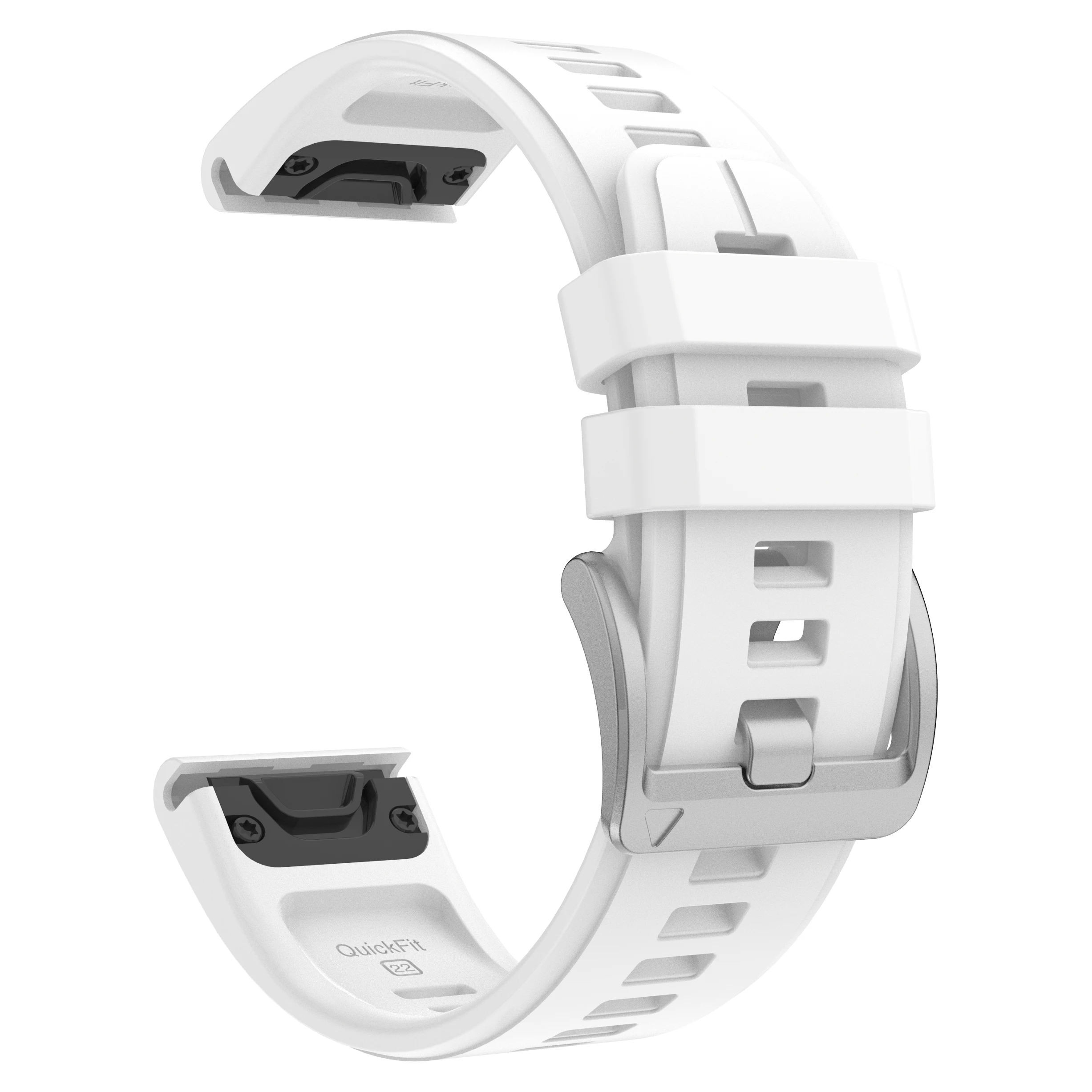 Versatile Silicone Watch Strap with QuickFit Design - 26mm/22mm Bracelet