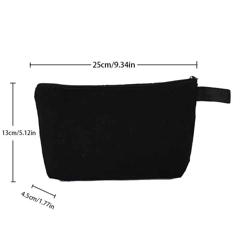 20/30/50/100bags/lot Colored Canvas Makeup Bag Women's Handbag Student Pencil Case 25x13x4.5cm makeup organizer,cosmetic bag,pencil case,cosmetic storage bag,makeup bag,cosmetic case