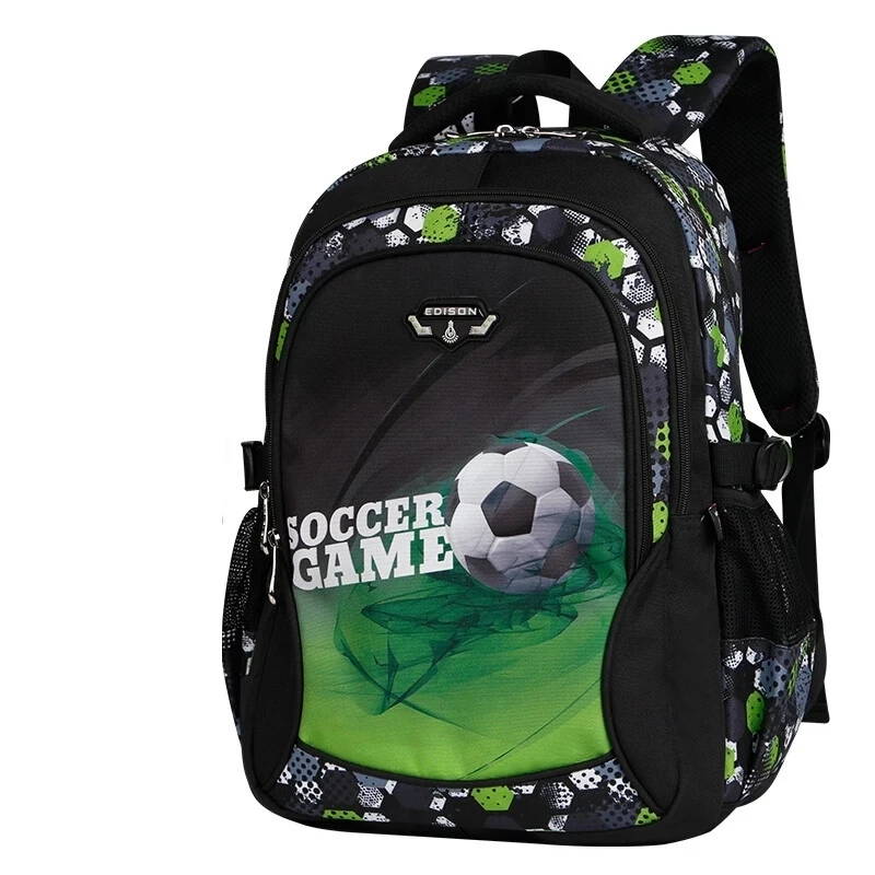 Lightweight Football School Bag Cut School Backpack Travel Bag Soccers School Bags for Teenage Boys Bookbag Ball Kids Backpack 1