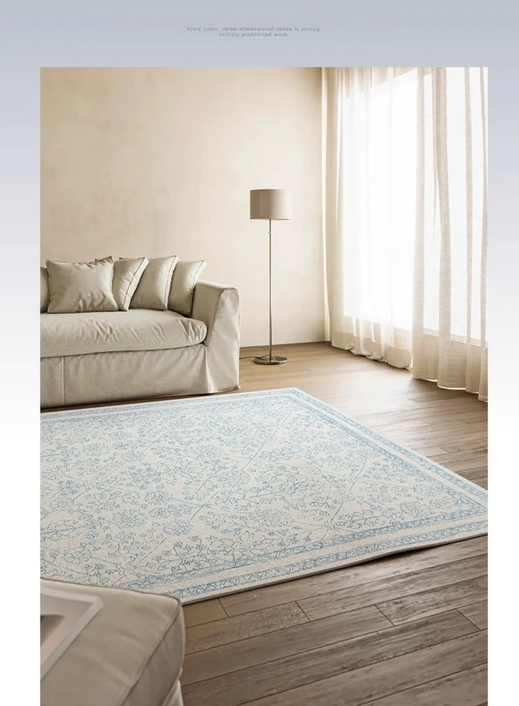 American Retro Carpet Comfortable Soft Living Room Carpets Non Slip Machine Washable Rugs Persian Style Bedroom Rug السجاد Tapis