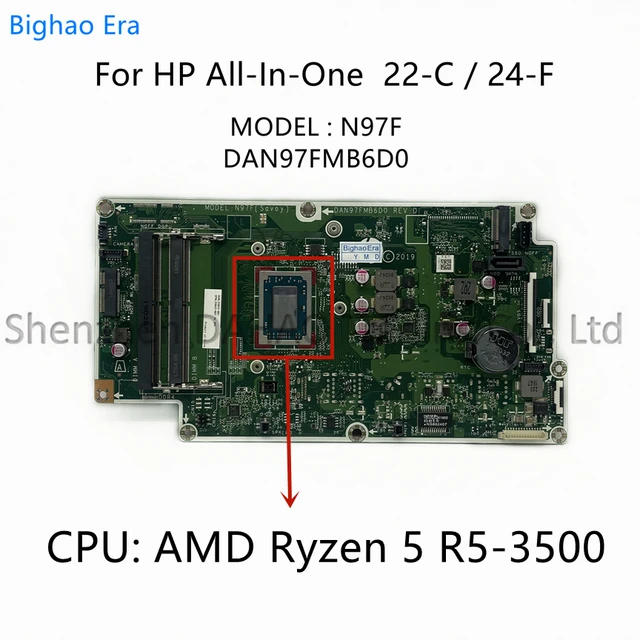 DAN97FMB6D0สำหรับ HP 22-C 24-F AIO เมนบอร์ด AMD Athlon