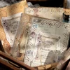 Journal GO 20pcs Vintage Material Paper DIY Flower Scrapbooking Collage Junk Journal Craft Lace Background Paper 6
