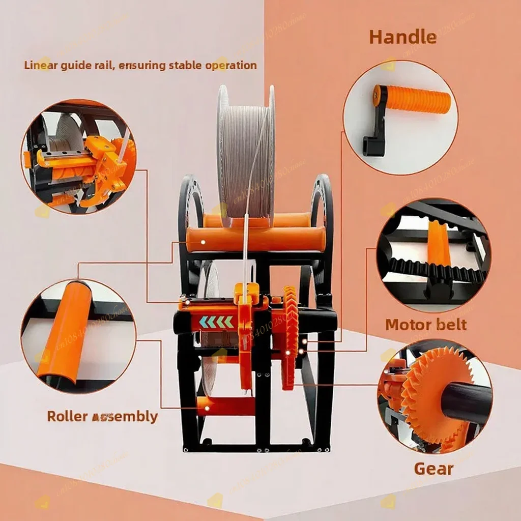 3D Printing Supplies Winding Machine Electric Spool Suitable for 20cm Diameter R