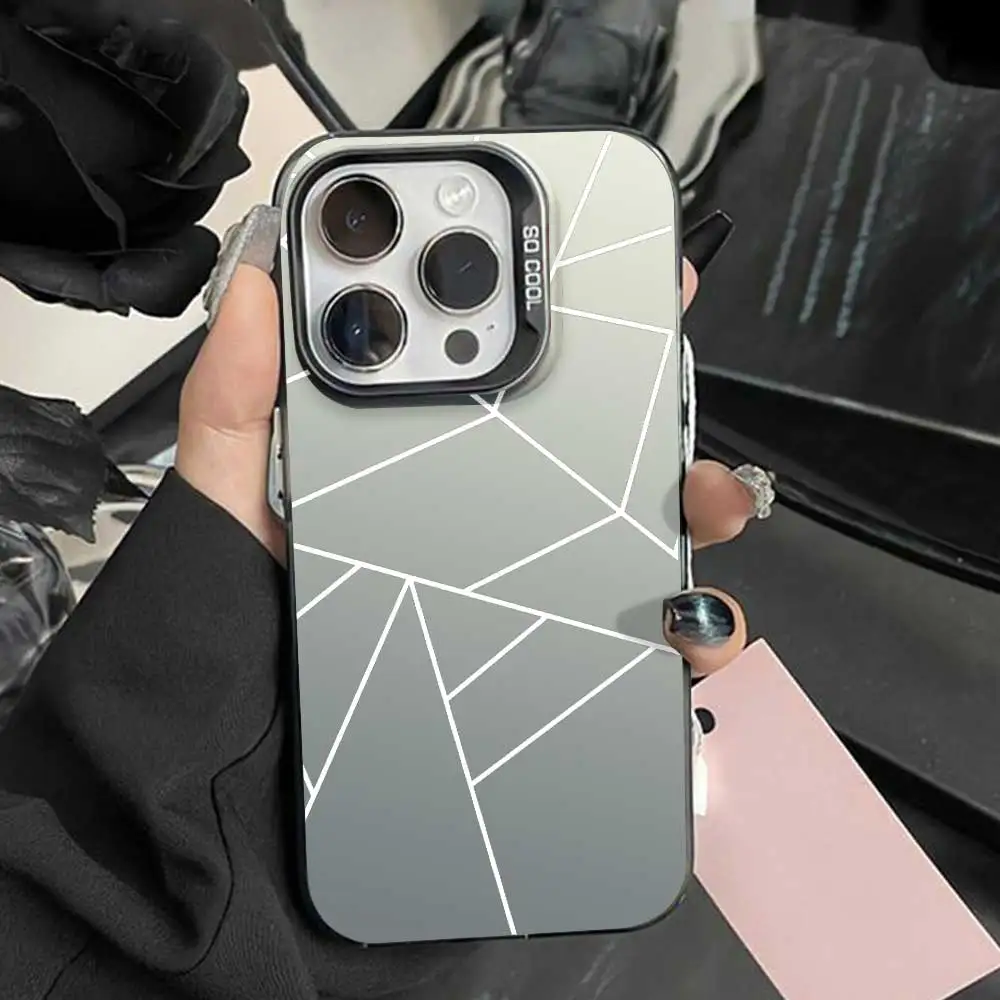 Silver IMD Protective Phone Case - Stylish and Durable Cover