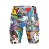 New Men's Swim Jammer Swimsuit Swimming Trunks Beach Tights Shorts Athletic Training Swimwear Bathing Suit Running Surfing Pants