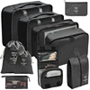 7/8/9/10 Pcs Set Travel Organizer Storage Bags Suitcase Packing Cubes Set Cases Portable Luggage Clothes Shoe Tidy Pouch Folding 5