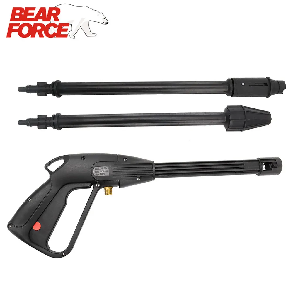 4000 PSI High Pressure Car Power Washer Gun – M22 Spray Wand Lance & Hose Kit (110V)