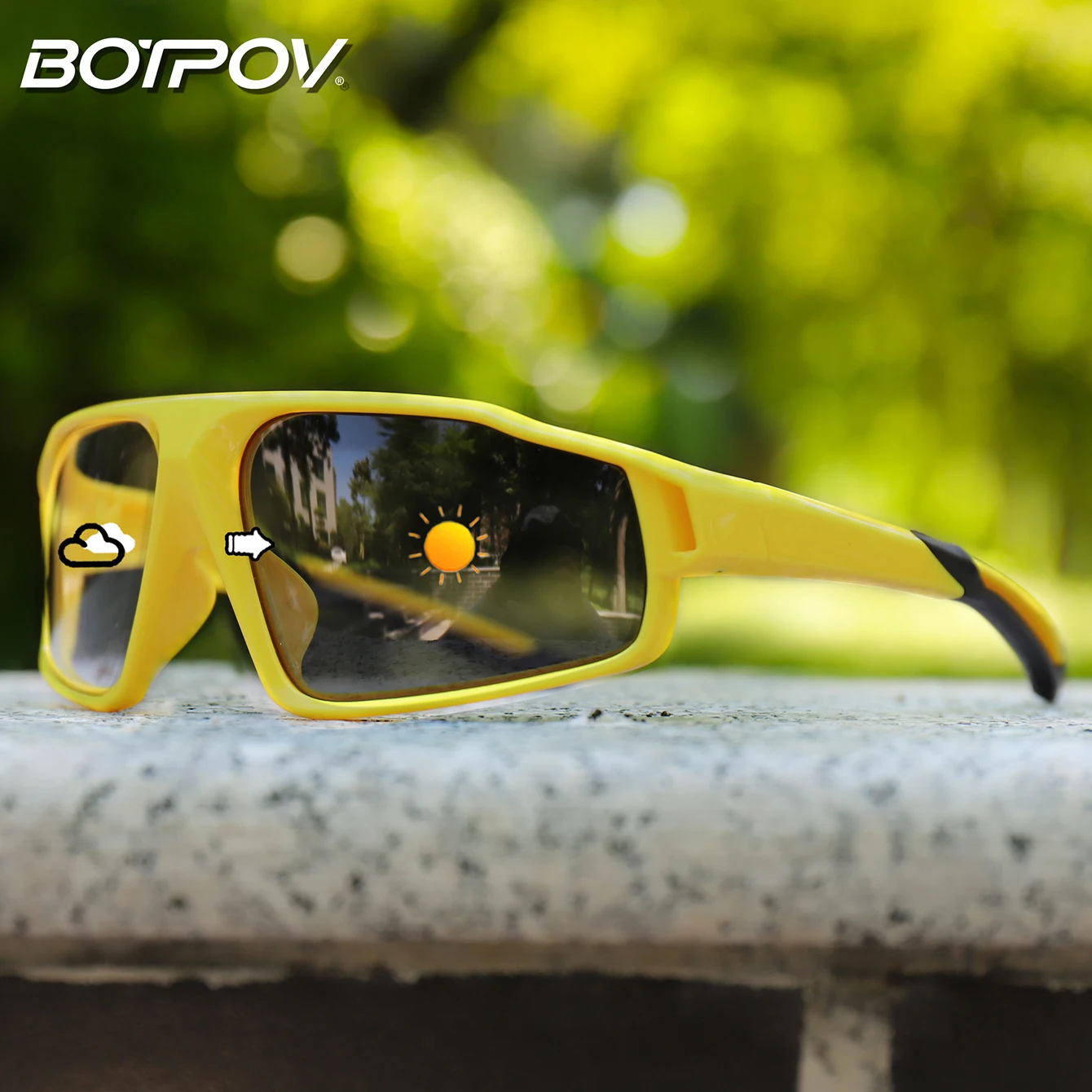 Fashion Photochromic Glasses Men Women MTB Bike Bicycle Eyewear Cycling Fishing Running Glasses New Style Sunglasses Sports