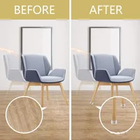 Chair Leg Caps Silicone Feet Protector Pads Furniture Table Covers Socks Plugs Cover Furniture Leveling Feet Home Decor 3