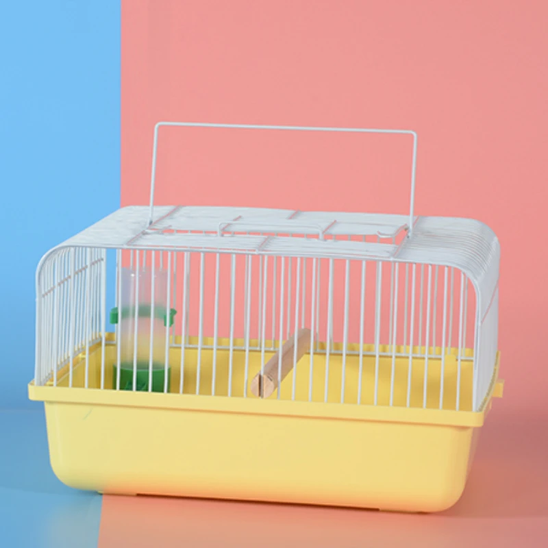 Hut Feeder Nest Bird Cages Decoration Small Backpack Outdoor Bird Cages Toys Breeding Box Jaula Pajaro Pet Products RR50BN