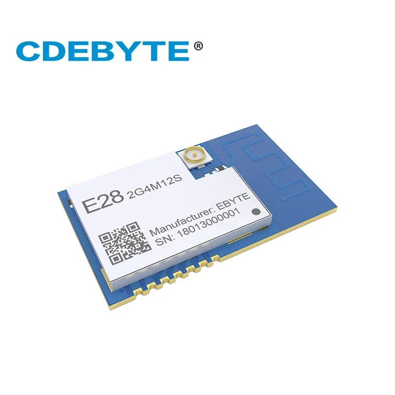 E28-2G4M12S RoHS 2.0 SX1281 LoRa 2.4GHz 12.5dBm SPI IoT Wireless Module GFSK FLRC Bluetooth Transmitter Receiver IPEX PCB