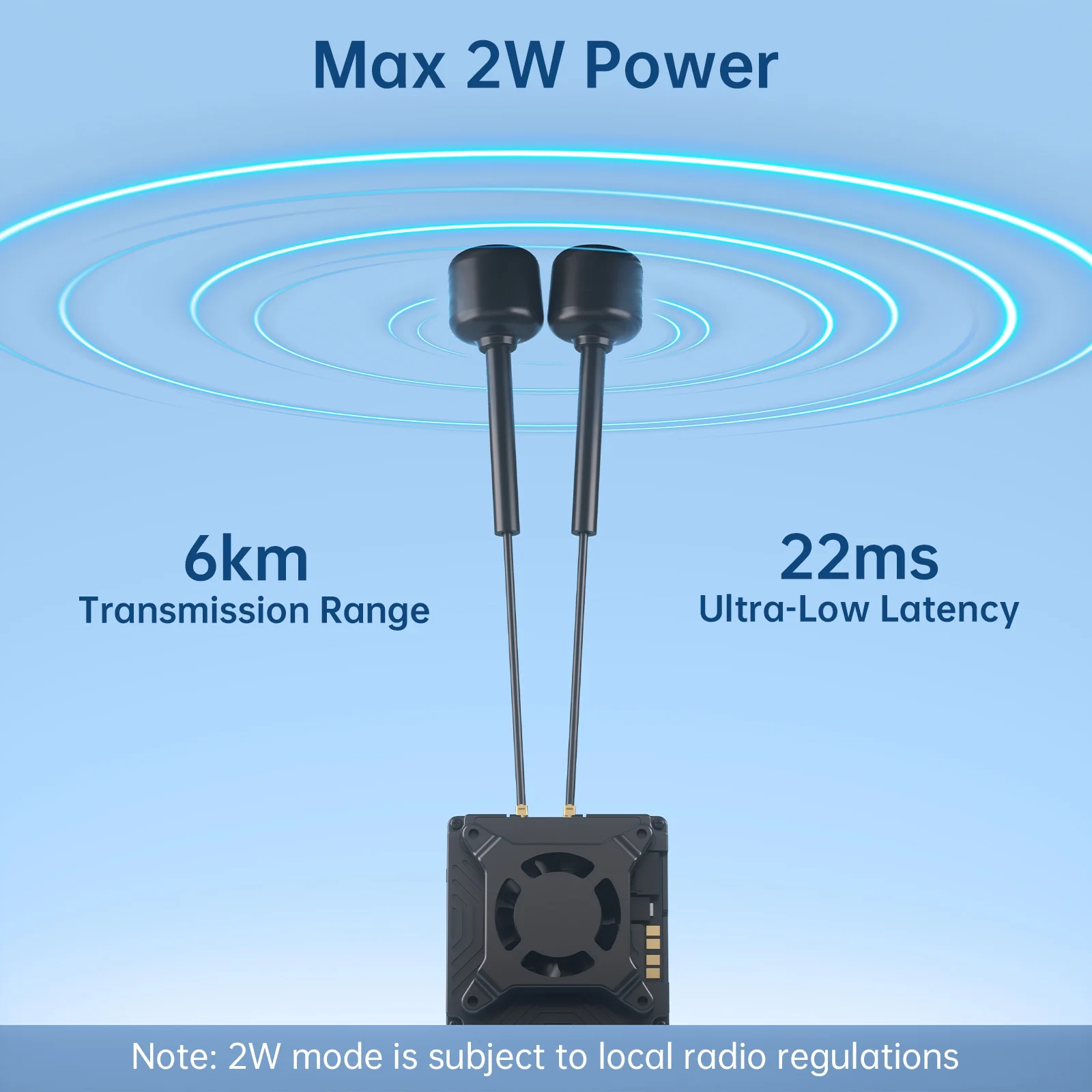 Caddx Walksnail Avatar GT Kit Max 2W VTX Gyroflow 1080P 100fps Dual Antennas Night Vision Starvis II Sensor Long Range Fpv Drone thumbnail 3