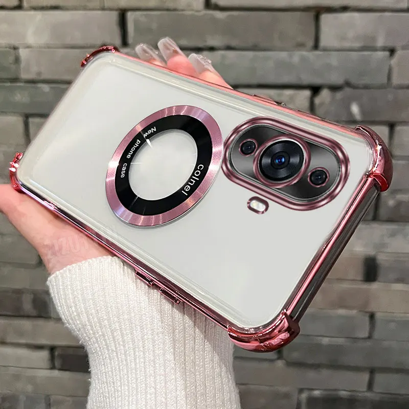 Elegant Anti-Drop Magnetic Phone Case with Stand Cover
