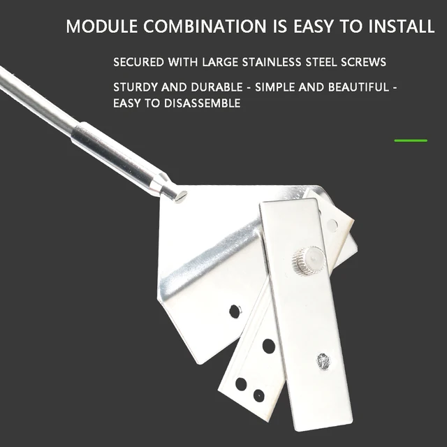 Aquarium algae scraper multi-purpose glass algae cleaning tool fish tank stainless steel aluminum alloy cleaning algae scraper 4