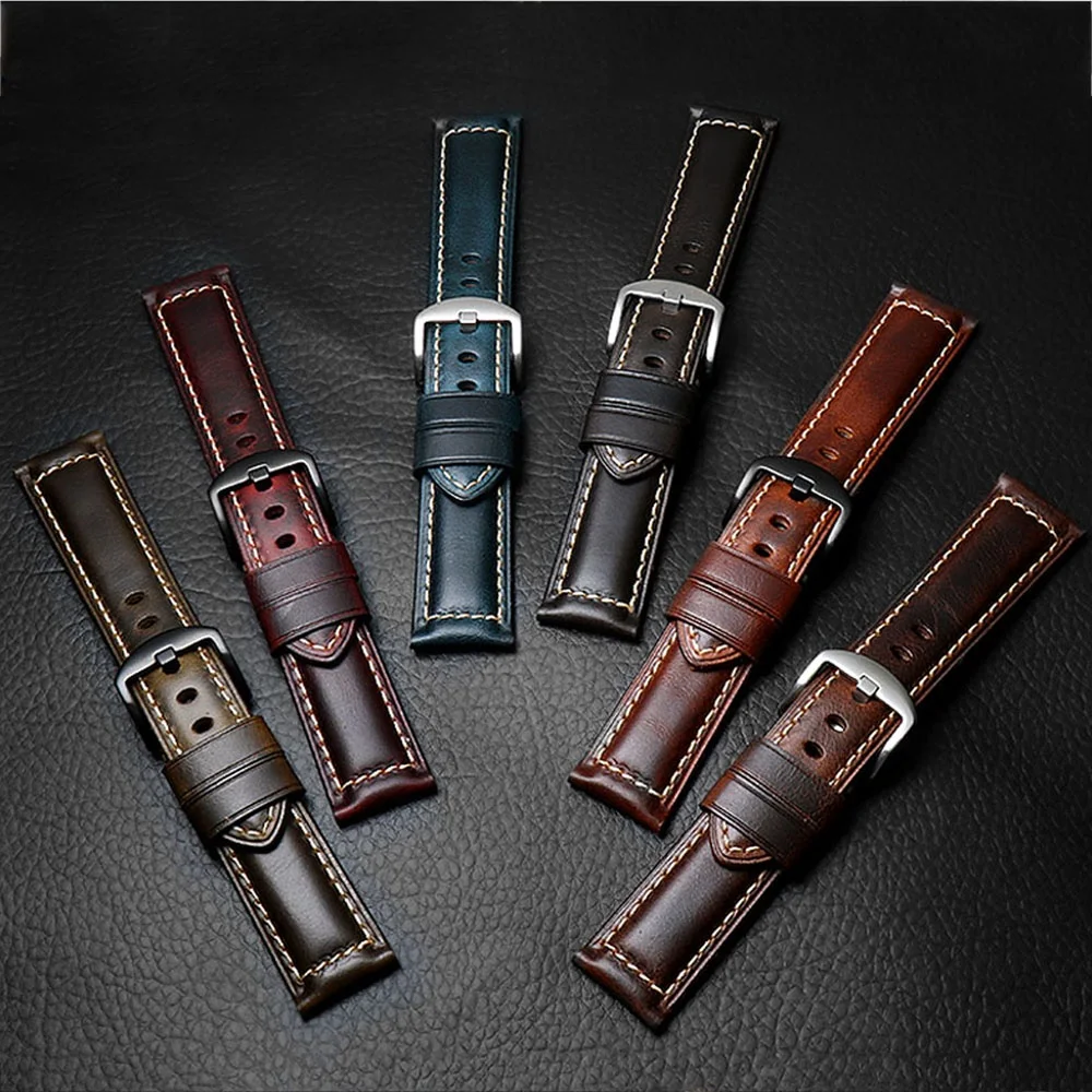 Premium Genuine Leather Watch Band - Calfskin Strap