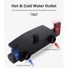 Universal Waterfall Thermostat Bathroom Shower Faucet Set with Handheld Showerhead Wall Mounted Brass Bathtub Hot&Cold Mixer Tap 3