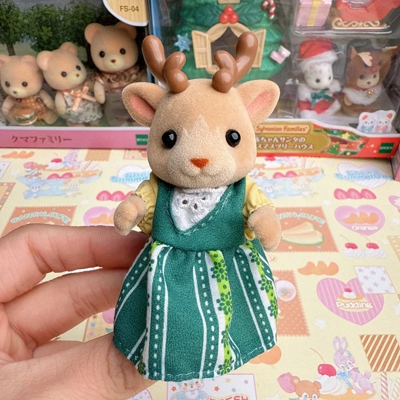 Sylvanian Families Children's Toy Kitchen Toys Girl Anime Calico Critters Ternurines Figures Cute Medium and Large Size Dolls 1
