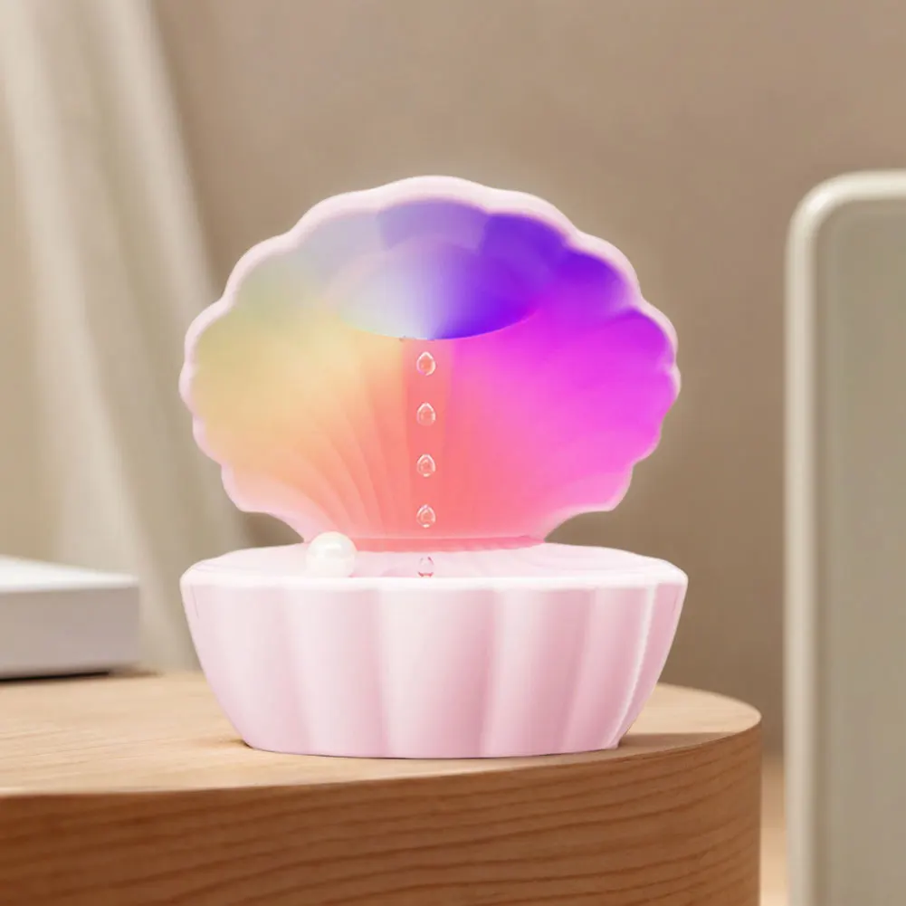 Shell Anti Gravity Humidifier Water Drop Humidifier with BT Speaker Night Light for Bedroom/Baby Nursery/Living Room